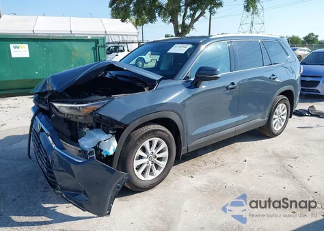 2025 Toyota Grand Highlander Xle из США, поврежденный, VIN 5TDAAAA51SS021103